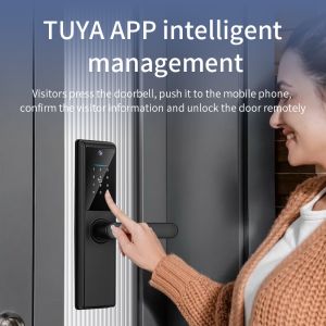S821max Camera Smart Lock with Tuya App Remote Contorl Fingerprint Card Code Key