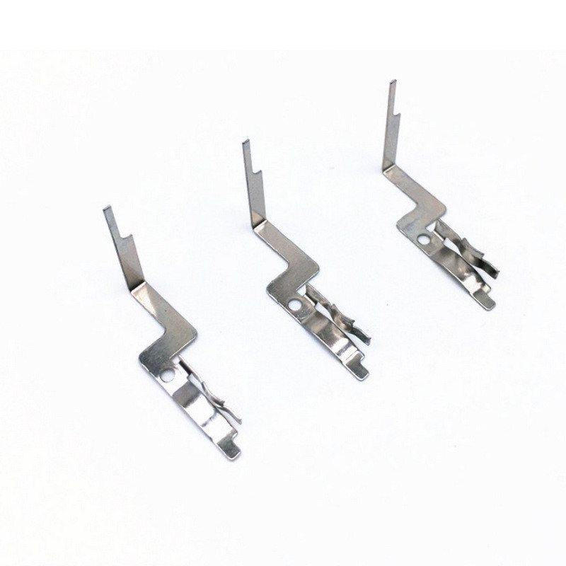 Switch Electrical CNC Stamping Parts Copper For Silver Contact Rivet