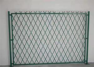 China 75*150mm Powder Coated BTO 22 Razor Wire Fence factory