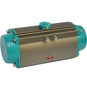 China rotary actuator pneumatic control butterfly valves and ball valves factory