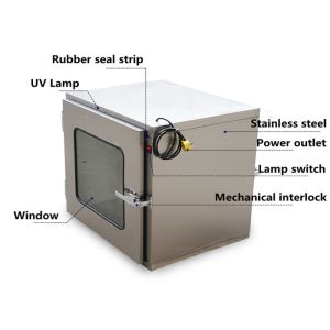 China Polished Cleanroom Pass Box Customized And Efficient Contamination Control on sale