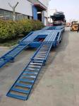 2 Axle Car Trailer for Race Car and Utility Vehicle Transport 8 Tires Wabco