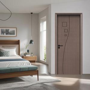 China Gross Weight 35-45Kg/Set 3. Lightweight Hollow Core Door Solid Wood Composite Door factory