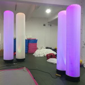 Colorful Inflatable Column Decoration Balloon Column Stand Inflatable LED Pillar