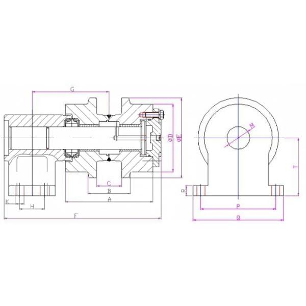 DX150 Forge 50mn Bulldozer Top Carrier Roller For Undercarriage Parts