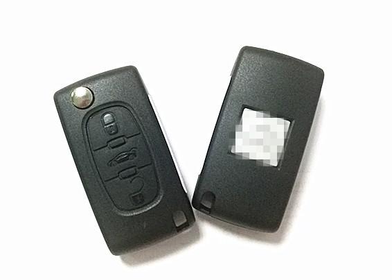China 3 Button 433Mhz Car Remote Key Fob CE0536 Citroen C5 Remote Key With Trunk factory