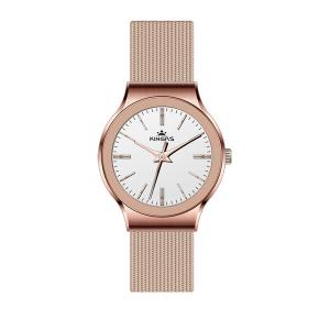 China Quartz Stainless Steel Wrist Watch , Metal Strap Watches For Men factory