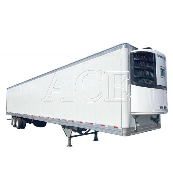 Semi-Trailer Truck 2 Axles 8 Wheels 40ft 48ft 53ft Flatbed 12R22.5 Tyre
