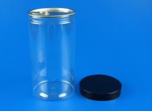 China PET Recycled Plastic Jars , Anti Bacteria Airtight Cookie Jar 845Ml factory