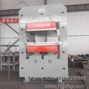 China 1000 tons Hydraulic Rubber Platen Vulcanizing Press with 1200mm Heating Plate factory
