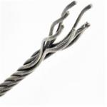 6x7 IWS Galvanized Steel Wire Rope Cable with Stainless Steel and Sliver Finish