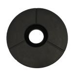 Round 200mm Black Buffing Polishing Disc for Granite High Grinding Efficiency