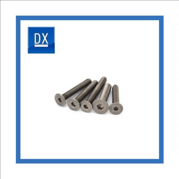 China Flat Head Hexagon DIN7991 Pure Titanium Screws M3 M4 M5 M6 factory