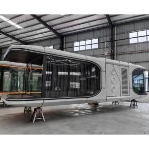 China Outdoor Living Hotel Container Modern Prefab Pod with Galvanized Light Steel Frames factory