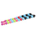 Cast Iron Rubber Hexagon Dumbbell Sets Kit 0.5KG 0.75KG 1KG 2KG 3KG