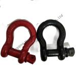 ZINC Finish Bow Shackle Heavy Duty for Rigging Lifting and Food Beverage