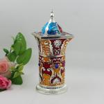Shinny Gifts New High Quality Metal European Roman Style Column Shaped Toothpick