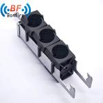 Package Gross Weight 0.410kg Combined Coax Cable 3 Ways Clamp for 1-1/4 Cable