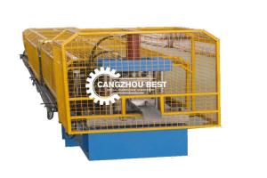 China Chain Drive Gi Seamless 7.5kw Gutter Roll Forming Machine factory