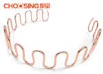 8.5 Ga Black Upholstery Seat Springs , Zig Zag Chair Springs Chrome Plating
