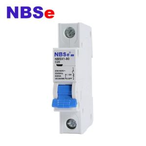 China NBSe NBX1 Series 6kA, 1P 20A Miniature Circuit Breaker factory