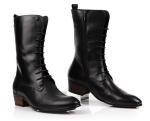 Business Mens Ankle Boots Lace Up Heel Military Combat Ankle Boots