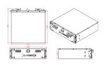 OEM 48V 100AH Lithium Iron Battery Rack Embedded Energy Storage Battery