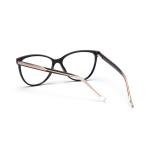 Spring Europe America Large Cat Eye TR90 Material Glasses Flat Mirror Female