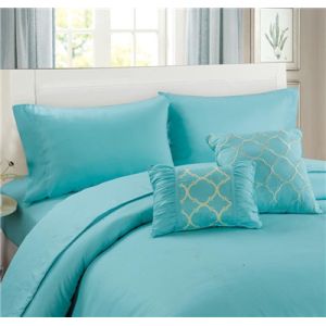 China Solid 6pcs Sheet Set with Embroidery Bedding Set factory