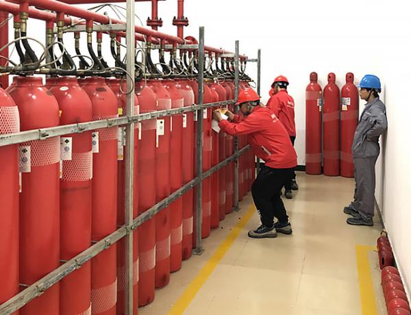Lpg Fm200 Cylinder System Clean Agent FM200 Cabinet Fire Extinguisher For