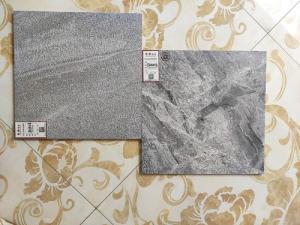 China Anti Scratch Terrazzo Porcelain Tile White Gray Beige Black Color factory