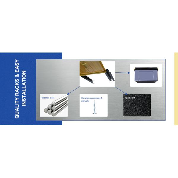 Adjustable Width Garage Storage Rack Ceiling Mount for Overhead Bins Wall Mounted Type