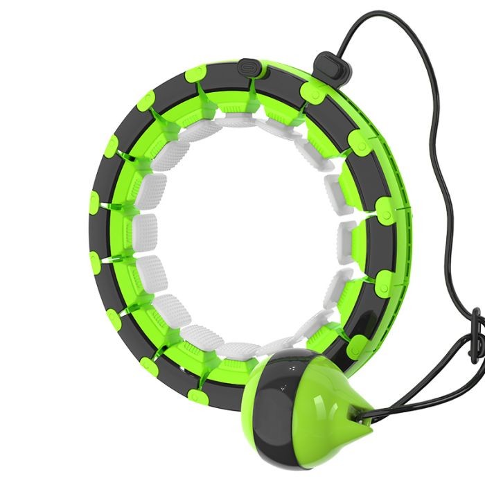24 Knots Smart Hula Hoop , Home Fitness Weighted Spinning Hula Hoop