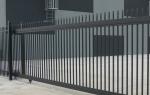 Customized Black Zinc Steel Metal Garrison Fence Panels Maintenance Free