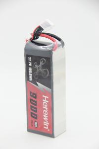 China High Rate fast speed ​​6S 100C 9Ah FPV Drone Battery Herewin 22.2V 725g factory
