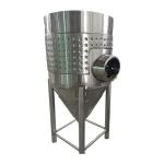500 Liters Fermentation Tank Electric Heated Vacuum Seed Fermenter