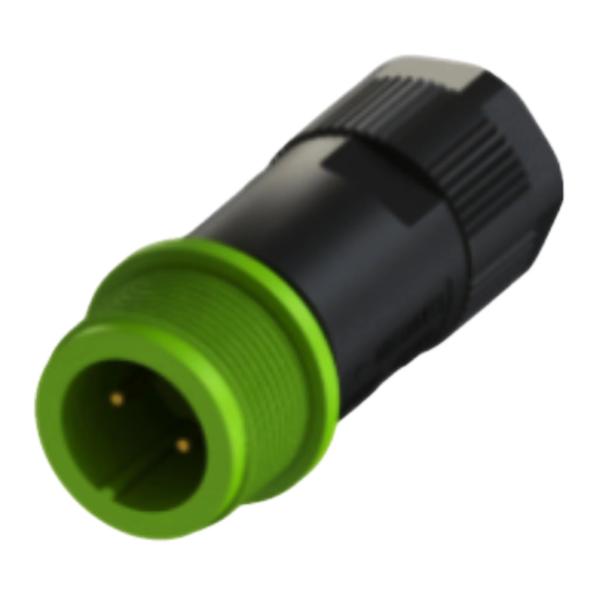 China 2 Core Male Wire Harness Connectors 2p LED Lighting Cable Connectors PA66 Shell factory