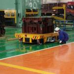Injection Mould Battery Transfer Cart 0 - 20m / Min Running Speed Long Warranty