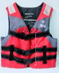 Nylon Polyester Red / Grey YAMAHA Life Jacket Water Sport Foam Life Vest