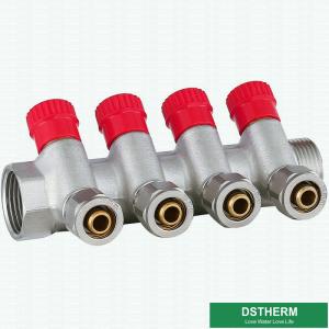 China 4-Ways Brass Water Separators Manifold For Pex Pipe factory
