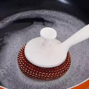 China Round Stainless Steel Cleaning Ball Rust Resistance For Kitchen Cleaning factory