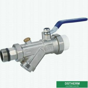 China Sanitary Water Control Single Male Union Ball Valve factory