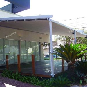 Retractable Windproof Canopy Ultra-Lightweight Aluminum Pergola Customizable