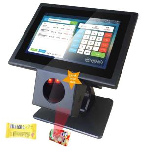 China POS-0096 Design 10.1inch Touch Screen Android System Checker for Supermarket Shop factory