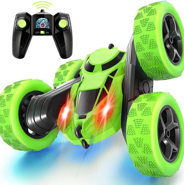 Direct Charge 4WD RC Stunt Car 2 Sided 360 Rotation Gifts for Boys Girls Kids