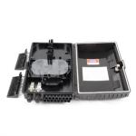 16 Core Fiber Optic Termination Box , Black Optical Termination Box Waterproof