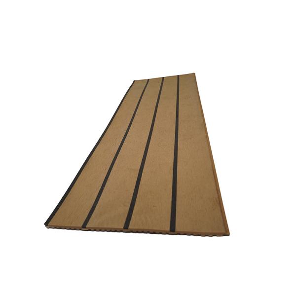 China Modern Design Versatile PVC Decking Floor Teak and Grey for on Boating Equipment factory