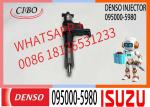 common rail denso diesel Fuel Injector 095000-5980 8-97603099-1 8-97603099-0