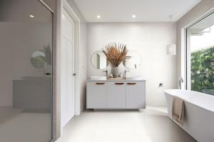 China 400x800mm White Durable Antique Inside Wall Glazed Ceramic Tile For Bathroom And Office factory