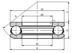 Thrust ball bearings with Spherical Outer Ring 53306